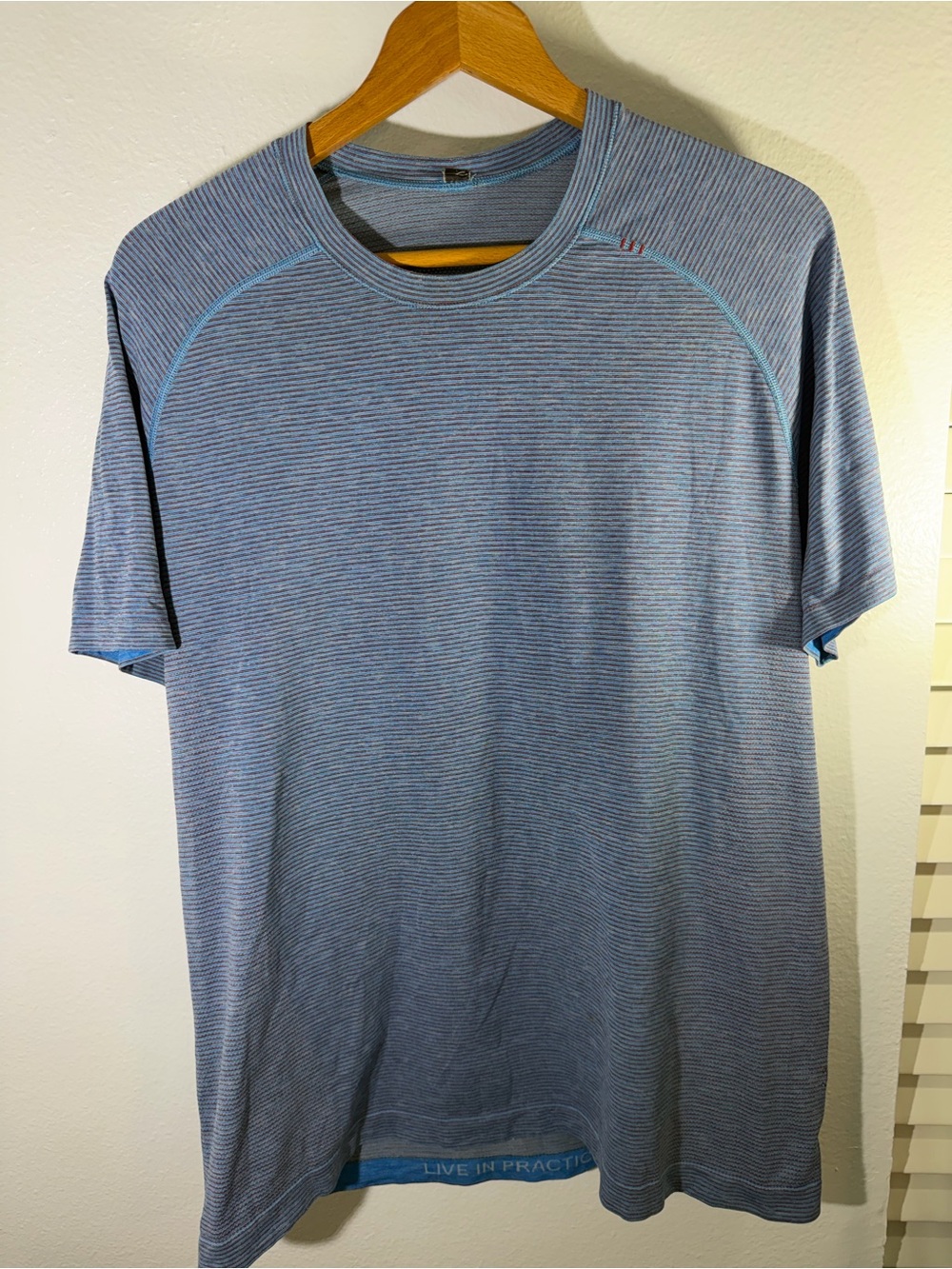 Blue Lululemon Men’s Performance T-Shirt
